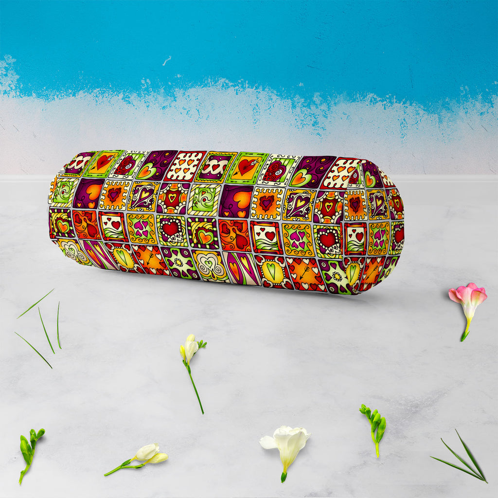Doodle Drawing Bolster Cover Booster Cases | Concealed Zipper Opening-Bolster Covers-BOL_CV_ZP-IC 5007547 IC 5007547, Abstract Expressionism, Abstracts, Ancient, Art and Paintings, Birthday, Botanical, Culture, Digital, Digital Art, Drawing, Ethnic, Fashion, Floral, Flowers, Graphic, Hearts, Historical, Illustrations, Indian, Love, Medieval, Nature, Patterns, Retro, Romance, Semi Abstract, Signs, Signs and Symbols, Traditional, Tribal, Vintage, Wedding, World Culture, doodle, bolster, cover, booster, cases,
