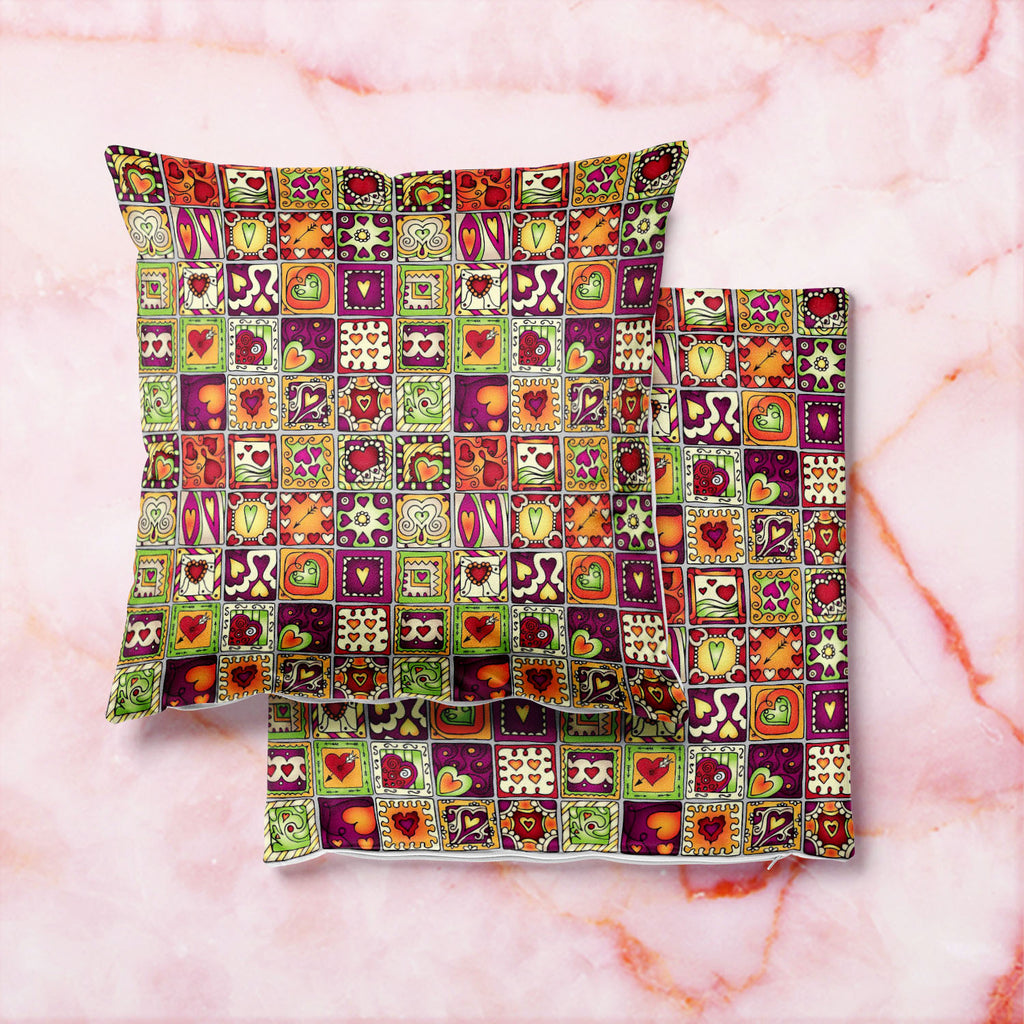 Doodle Drawing Cushion Cover Throw Pillow-Cushion Covers-CUS_CV-IC 5007547 IC 5007547, Abstract Expressionism, Abstracts, Ancient, Art and Paintings, Birthday, Botanical, Culture, Digital, Digital Art, Drawing, Ethnic, Fashion, Floral, Flowers, Graphic, Hearts, Historical, Illustrations, Indian, Love, Medieval, Nature, Patterns, Retro, Romance, Semi Abstract, Signs, Signs and Symbols, Traditional, Tribal, Vintage, Wedding, World Culture, doodle, cushion, cover, throw, pillow, abstract, anniversary, art, art