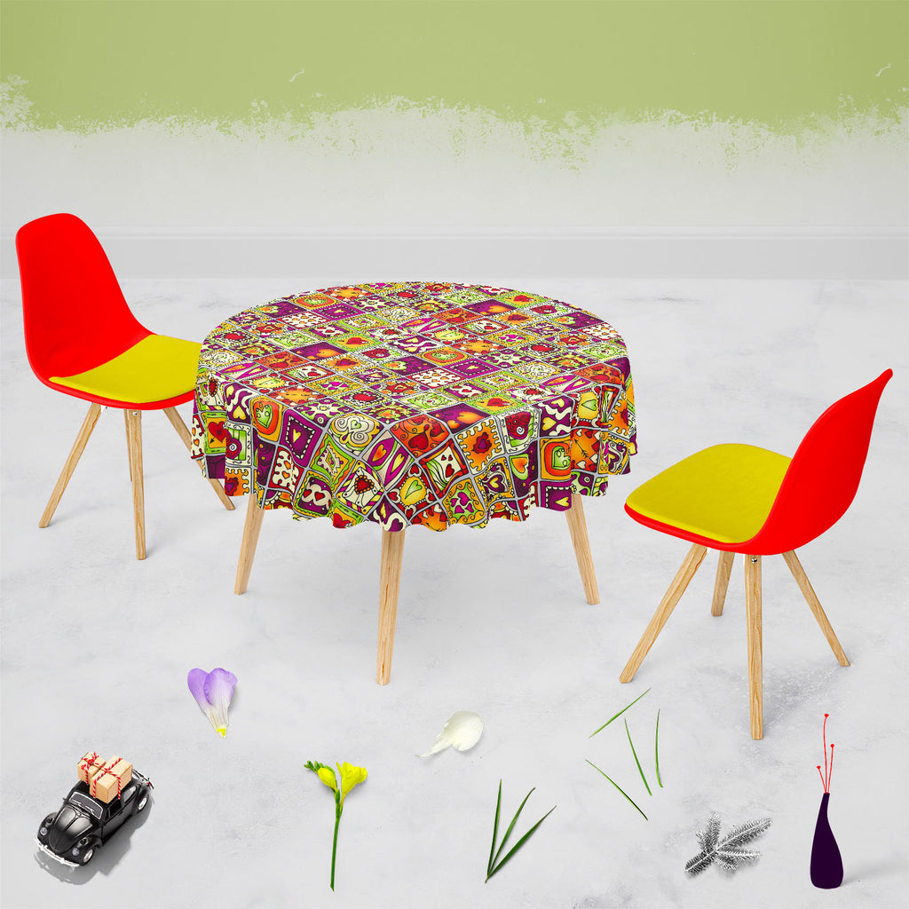 Doodle Drawing Table Cloth Cover-Table Covers-CVR_TB_RD-IC 5007547 IC 5007547, Abstract Expressionism, Abstracts, Ancient, Art and Paintings, Birthday, Botanical, Culture, Digital, Digital Art, Drawing, Ethnic, Fashion, Floral, Flowers, Graphic, Hearts, Historical, Illustrations, Indian, Love, Medieval, Nature, Patterns, Retro, Romance, Semi Abstract, Signs, Signs and Symbols, Traditional, Tribal, Vintage, Wedding, World Culture, doodle, table, cloth, cover, abstract, anniversary, art, artwork, background, 