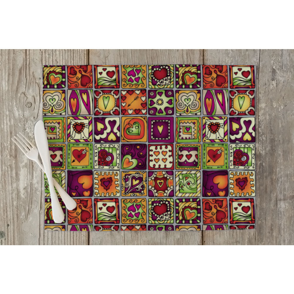 ArtzFolio Doodle Drawing Table Mat Placemat-Table Place Mats Fabric-AZKIT31000115MAT_TB_L-Image Code 5007547 Vishnu Image Folio Pvt Ltd, IC 5007547, ArtzFolio, Table Place Mats Fabric, Love, Kids, Digital Art, doodle, drawing, table, mat, placemat, collection, original, hearts, placemats, large table mats, dinner mats, best placemats, dinner table placemats, table mats, dining placemats, dining mats, extra large placemats, cute placemats, table placemats, contemporary table mats, placement mats, large table