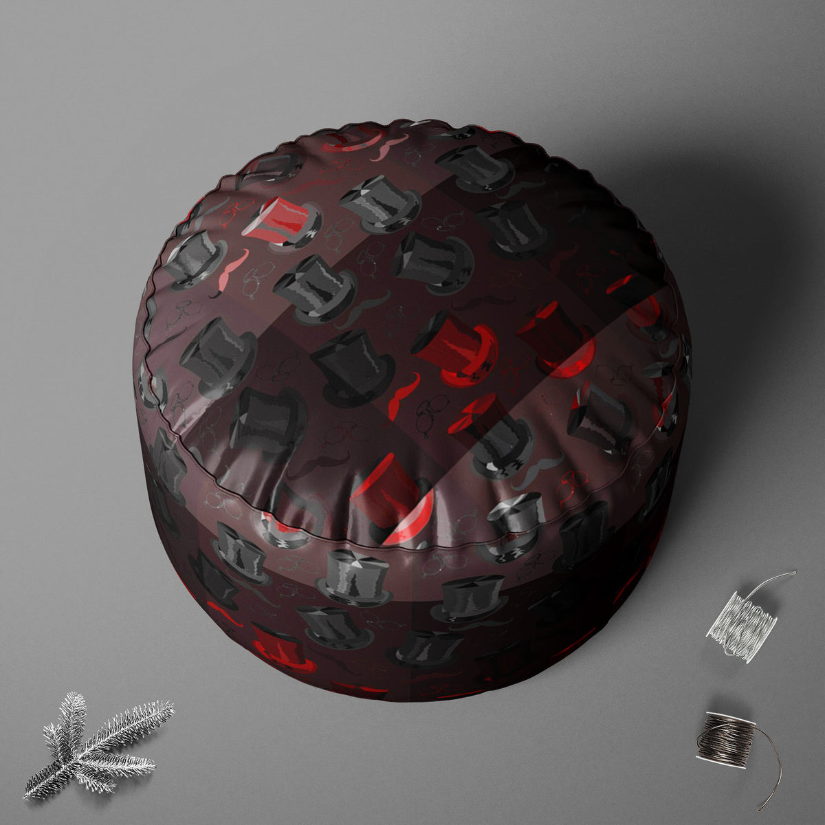 Art Deco D1 Footstool Footrest Puffy Pouffe Ottoman Bean Bag | Canvas ...