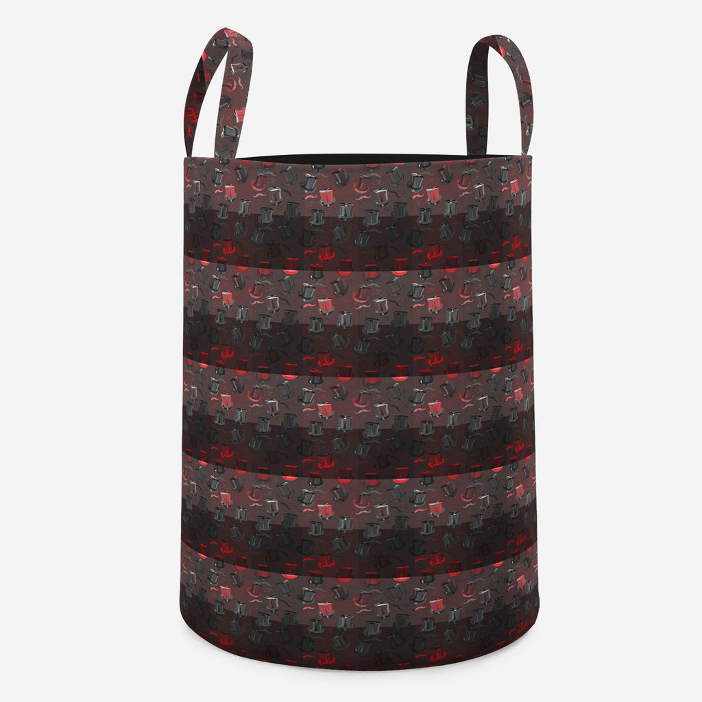 Art Deco Foldable Open Storage Bin | Organizer Box, Toy Basket, Shelf Box, Laundry Bag | Canvas Fabric-Storage Bins-STR_BI_RD-IC 5007548 IC 5007548, Ancient, Art and Paintings, Drawing, Fashion, Hipster, Historical, Illustrations, Medieval, Patterns, Retro, Signs and Symbols, Symbols, Victorian, Vintage, art, deco, foldable, open, storage, bin, organizer, box, toy, basket, shelf, laundry, bag, canvas, fabric, antique, aristocrat, background, barber, beard, bowler, hat, british, card, chin, cigarette, holder