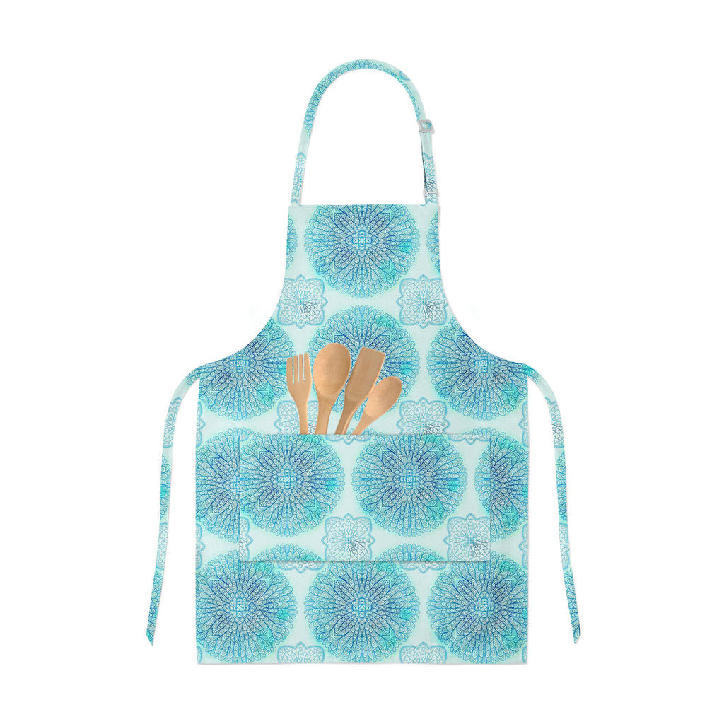 Ethnic Ornament Apron | Adjustable, Free Size & Waist Tiebacks-Aprons Neck to Knee-APR_NK_KN-IC 5007550 IC 5007550, Abstract Expressionism, Abstracts, Allah, Arabic, Art and Paintings, Asian, Botanical, Circle, Cities, City Views, Culture, Drawing, Ethnic, Floral, Flowers, Geometric, Geometric Abstraction, Hinduism, Illustrations, Indian, Islam, Mandala, Nature, Paintings, Patterns, Retro, Semi Abstract, Signs, Signs and Symbols, Symbols, Traditional, Tribal, World Culture, ornament, apron, adjustable, free