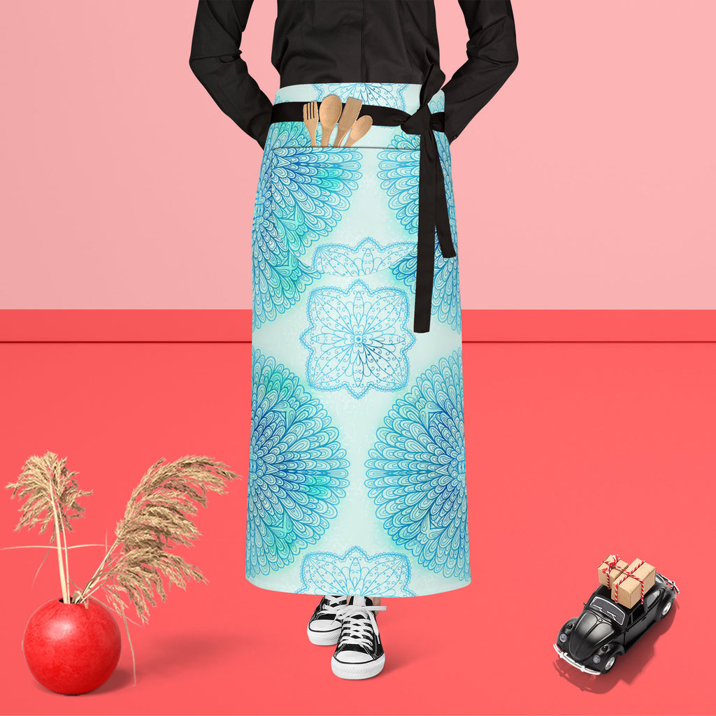 Ethnic Ornament D5 Apron | Adjustable, Free Size & Waist Tiebacks-Aprons Waist to Feet-APR_WS_FT-IC 5007550 IC 5007550, Abstract Expressionism, Abstracts, Allah, Arabic, Art and Paintings, Asian, Botanical, Circle, Cities, City Views, Culture, Drawing, Ethnic, Floral, Flowers, Geometric, Geometric Abstraction, Hinduism, Illustrations, Indian, Islam, Mandala, Nature, Paintings, Patterns, Retro, Semi Abstract, Signs, Signs and Symbols, Symbols, Traditional, Tribal, World Culture, ornament, d5, apron, adjustab