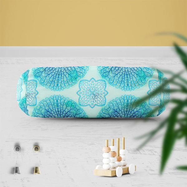 Ethnic Ornament D5 Bolster Cover Booster Cases | Concealed Zipper Opening-Bolster Covers-BOL_CV_ZP-IC 5007550 IC 5007550, Abstract Expressionism, Abstracts, Allah, Arabic, Art and Paintings, Asian, Botanical, Circle, Cities, City Views, Culture, Drawing, Ethnic, Floral, Flowers, Geometric, Geometric Abstraction, Hinduism, Illustrations, Indian, Islam, Mandala, Nature, Paintings, Patterns, Retro, Semi Abstract, Signs, Signs and Symbols, Symbols, Traditional, Tribal, World Culture, ornament, d5, bolster, cove