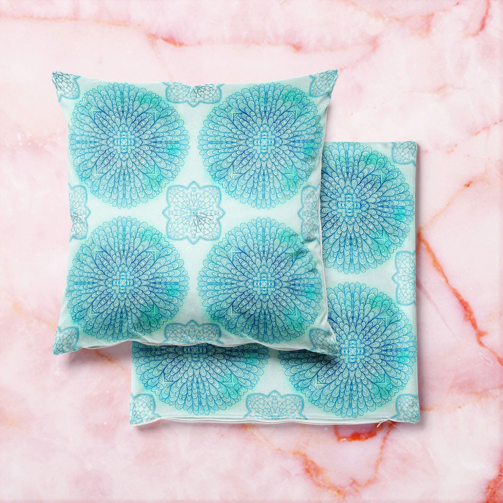 Ethnic Ornament D5 Cushion Cover Throw Pillow-Cushion Covers-CUS_CV-IC 5007550 IC 5007550, Abstract Expressionism, Abstracts, Allah, Arabic, Art and Paintings, Asian, Botanical, Circle, Cities, City Views, Culture, Drawing, Ethnic, Floral, Flowers, Geometric, Geometric Abstraction, Hinduism, Illustrations, Indian, Islam, Mandala, Nature, Paintings, Patterns, Retro, Semi Abstract, Signs, Signs and Symbols, Symbols, Traditional, Tribal, World Culture, ornament, d5, cushion, cover, throw, pillow, abstract, art