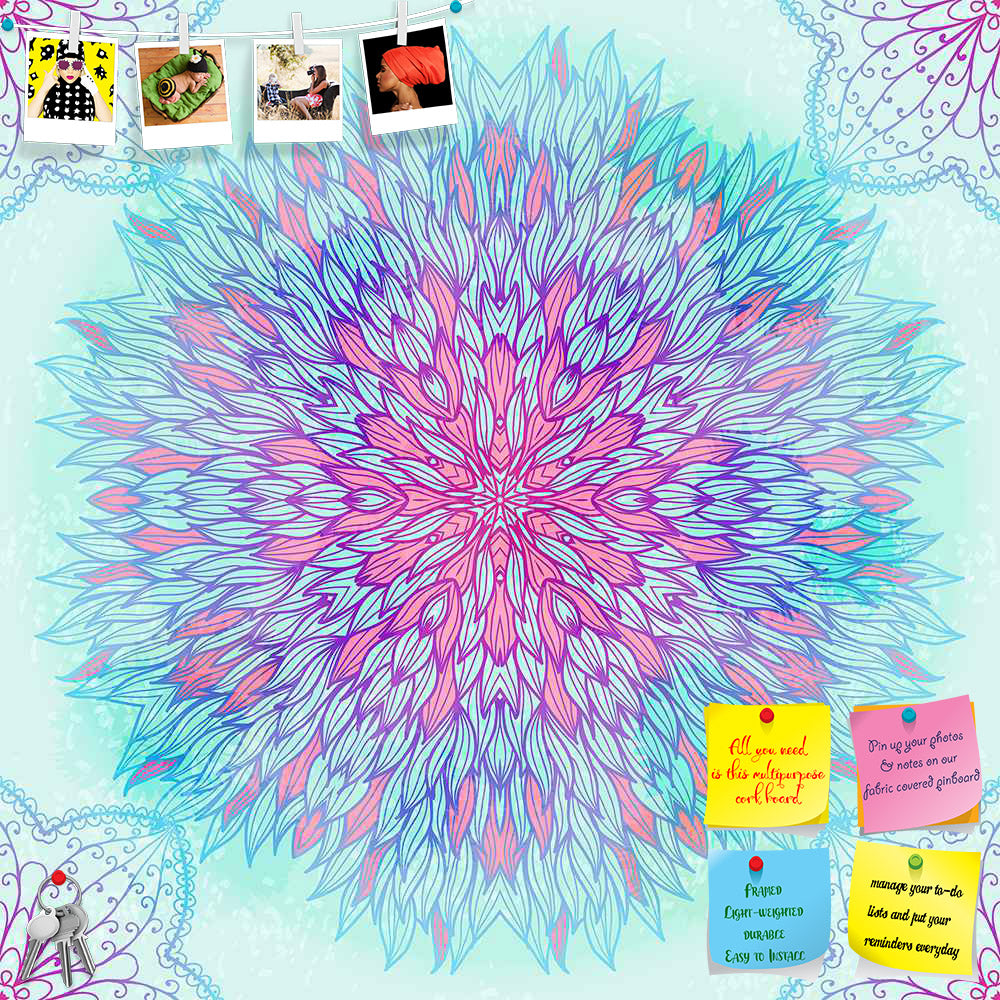 ArtzFolio Ethnic Ornament D6 Printed Bulletin Board Notice Pin Board Soft Board | Frameless-Bulletin Boards Frameless-AZSAO31107571BLB_FL_L-Image Code 5007551 Vishnu Image Folio Pvt Ltd, IC 5007551, ArtzFolio, Bulletin Boards Frameless, Abstract, Traditional, Digital Art, ethnic, ornament, d6, printed, bulletin, board, notice, pin, soft, frameless, hand, drawn, circular, blue, eps10, pin up board, push pin board, extra large cork board, big pin board, notice board, small bulletin board, cork board, wall not