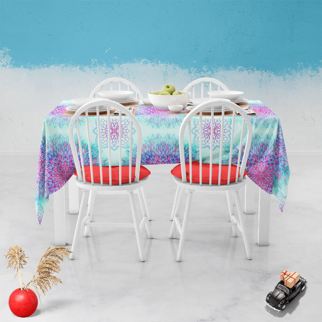 Ethnic Ornament D6 Table Cloth Cover-Table Covers-CVR_TB_NR-IC 5007551 IC 5007551, Abstract Expressionism, Abstracts, Allah, Arabic, Art and Paintings, Asian, Black and White, Botanical, Circle, Cities, City Views, Culture, Drawing, Ethnic, Floral, Flowers, Geometric, Geometric Abstraction, Hinduism, Illustrations, Indian, Islam, Mandala, Nature, Paintings, Patterns, Retro, Semi Abstract, Signs, Signs and Symbols, Symbols, Traditional, Tribal, White, World Culture, ornament, d6, table, cloth, cover, abstrac