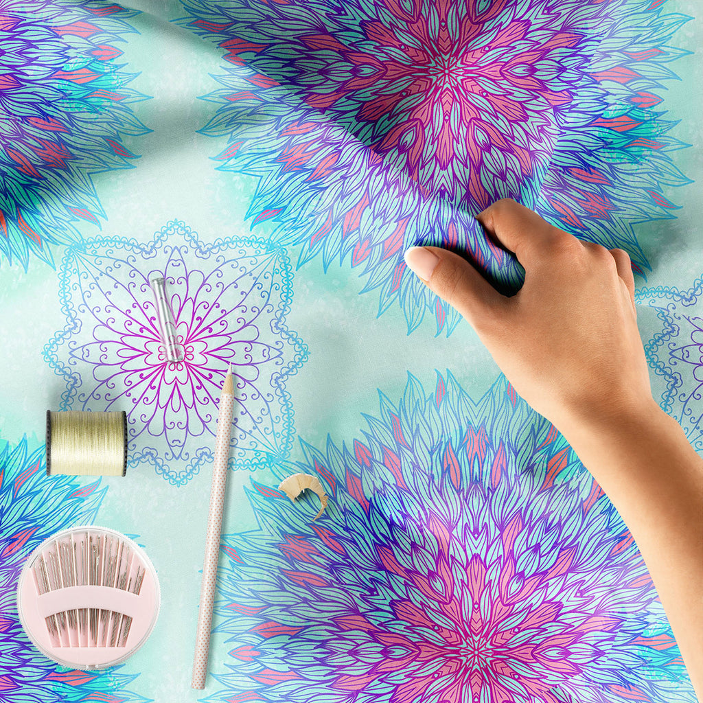 Ethnic Ornament D6 Sofa Fabric by Metre | Upholstery For Sofa, Curtains & Cushions-Sofa Fabrics-SOF_FB-IC 5007551 IC 5007551, Abstract Expressionism, Abstracts, Allah, Arabic, Art and Paintings, Asian, Black and White, Botanical, Circle, Cities, City Views, Culture, Drawing, Ethnic, Floral, Flowers, Geometric, Geometric Abstraction, Hinduism, Illustrations, Indian, Islam, Mandala, Nature, Paintings, Patterns, Retro, Semi Abstract, Signs, Signs and Symbols, Symbols, Traditional, Tribal, White, World Culture,