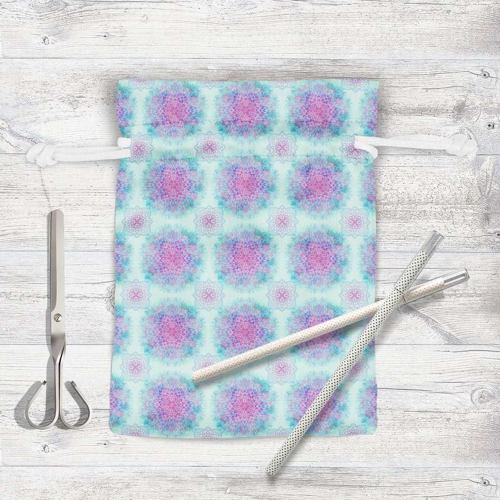 Ethnic Ornament D6 Pouch Wrist Potli Bag | Bag for Weddings & Casual Parties-Drawstring Pouches-PCH_FB_DS-IC 5007551 IC 5007551, Abstract Expressionism, Abstracts, Allah, Arabic, Art and Paintings, Asian, Black and White, Botanical, Circle, Cities, City Views, Culture, Drawing, Ethnic, Floral, Flowers, Geometric, Geometric Abstraction, Hinduism, Illustrations, Indian, Islam, Mandala, Nature, Paintings, Patterns, Retro, Semi Abstract, Signs, Signs and Symbols, Symbols, Traditional, Tribal, White, World Cultu