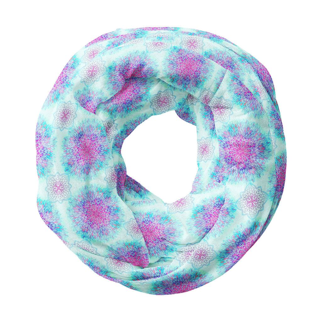 Ethnic Ornament Printed Wraparound Infinity Loop Scarf | Girls & Women | Soft Poly Fabric-Scarfs Infinity Loop-SCF_FB_LP-IC 5007551 IC 5007551, Abstract Expressionism, Abstracts, Allah, Arabic, Art and Paintings, Asian, Black and White, Botanical, Circle, Cities, City Views, Culture, Drawing, Ethnic, Floral, Flowers, Geometric, Geometric Abstraction, Hinduism, Illustrations, Indian, Islam, Mandala, Nature, Paintings, Patterns, Retro, Semi Abstract, Signs, Signs and Symbols, Symbols, Traditional, Tribal, Whi