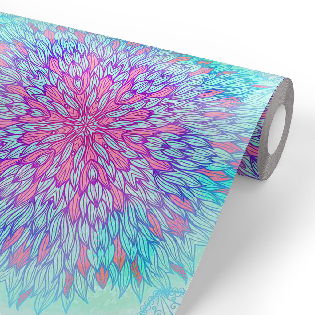 Ethnic Ornament Wallpaper Roll-Wallpapers Peel & Stick-WAL_PA-IC 5007551 IC 5007551, Abstract Expressionism, Abstracts, Allah, Arabic, Art and Paintings, Asian, Black and White, Botanical, Circle, Cities, City Views, Culture, Drawing, Ethnic, Floral, Flowers, Geometric, Geometric Abstraction, Hinduism, Illustrations, Indian, Islam, Mandala, Nature, Paintings, Patterns, Retro, Semi Abstract, Signs, Signs and Symbols, Symbols, Traditional, Tribal, White, World Culture, ornament, wallpaper, roll, abstract, art