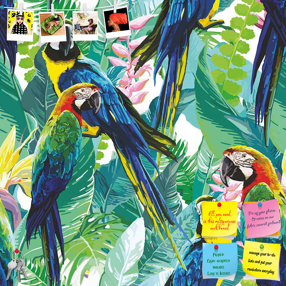 ArtzFolio Exotic Birds & Beautiful Flowers D2 Printed Bulletin Board Notice Pin Board Soft Board | Frameless-Bulletin Boards Frameless-AZSAO31321556BLB_FL_L-Image Code 5007552 Vishnu Image Folio Pvt Ltd, IC 5007552, ArtzFolio, Bulletin Boards Frameless, Birds, Floral, Kids, Digital Art, exotic, beautiful, flowers, d2, printed, bulletin, board, notice, pin, soft, frameless, seamless, pattern, colorful, parrots, pin up board, push pin board, extra large cork board, big pin board, notice board, small bulletin 