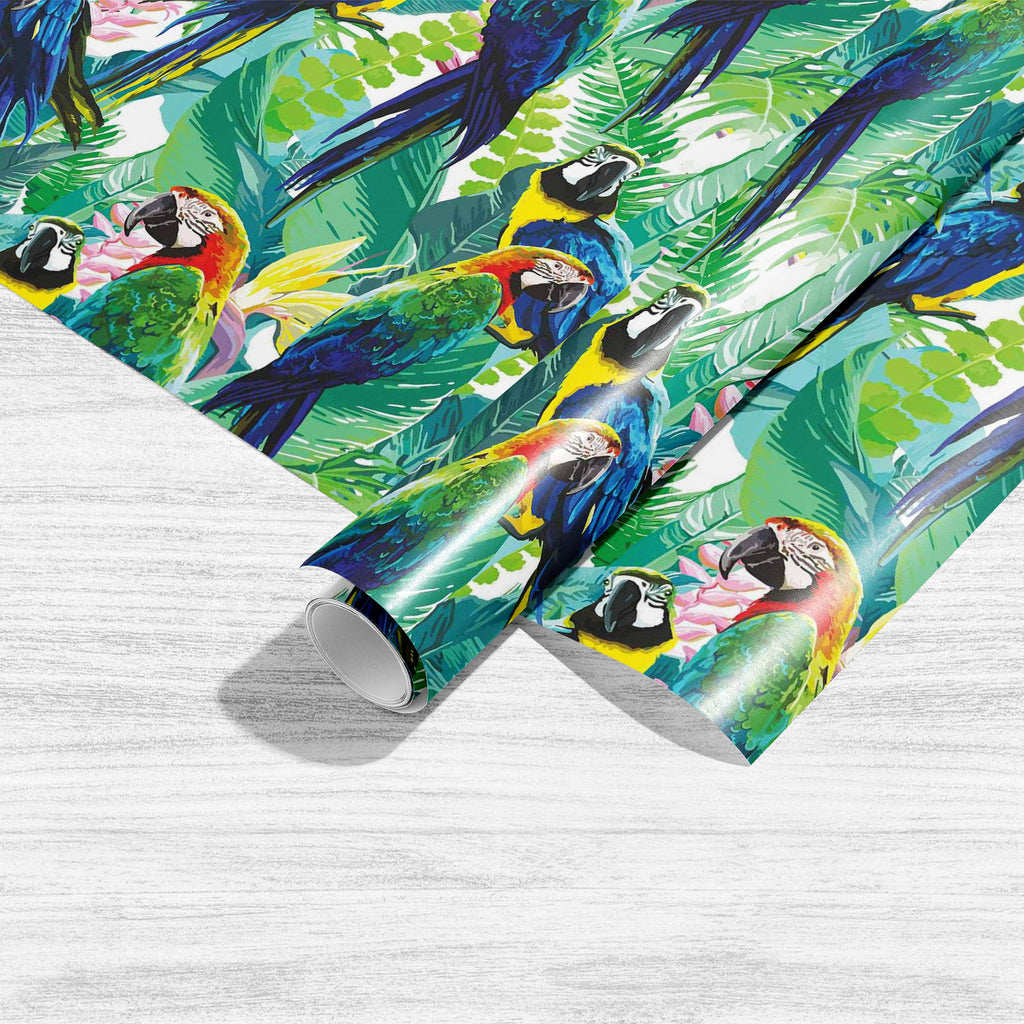 Exotic Birds & Beautiful Flowers D2 Art & Craft Gift Wrapping Paper-Wrapping Papers-WRP_PP-IC 5007552 IC 5007552, Animals, Art and Paintings, Birds, Black and White, Botanical, Drawing, Fashion, Floral, Flowers, Illustrations, Love, Nature, Patterns, Pets, Romance, Scenic, Signs, Signs and Symbols, Tropical, White, Wildlife, exotic, beautiful, d2, art, craft, gift, wrapping, paper, pattern, parrot, jungle, bird, brazil, parrots, macaw, illustration, flower, seamless, background, forest, animal, leaves, prin