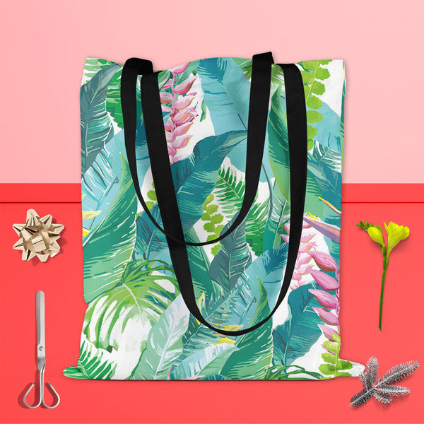 Exotic Flowers & Leaves Tote Bag Shoulder Purse | Multipurpose-Tote Bags Basic-TOT_FB_BS-IC 5007553 IC 5007553, Art and Paintings, Black and White, Botanical, Digital, Digital Art, Drawing, Fashion, Floral, Flowers, Graphic, Illustrations, Nature, Patterns, Scenic, Signs, Signs and Symbols, Tropical, Watercolour, White, exotic, leaves, tote, bag, shoulder, purse, cotton, canvas, fabric, multipurpose, pattern, jungle, watercolor, seamless, flower, rainforest, fern, plants, background, texture, palm, leaf, ar