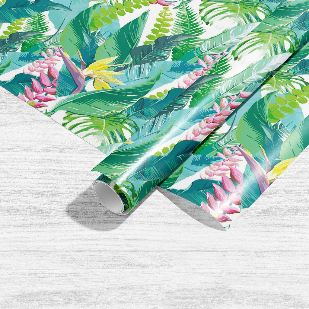 Exotic Flowers & Leaves Art & Craft Gift Wrapping Paper-Wrapping Papers-WRP_PP-IC 5007553 IC 5007553, Art and Paintings, Black and White, Botanical, Digital, Digital Art, Drawing, Fashion, Floral, Flowers, Graphic, Illustrations, Nature, Patterns, Scenic, Signs, Signs and Symbols, Tropical, Watercolour, White, exotic, leaves, art, craft, gift, wrapping, paper, pattern, jungle, watercolor, seamless, flower, rainforest, fern, plants, background, texture, palm, leaf, beautiful, border, color, colorful, decorat
