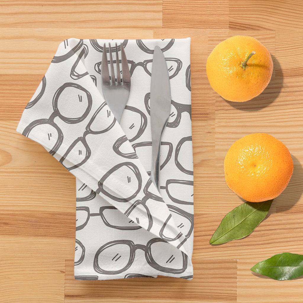 All Glasses Table Napkin - Table Napkins - ArtzFolio.com