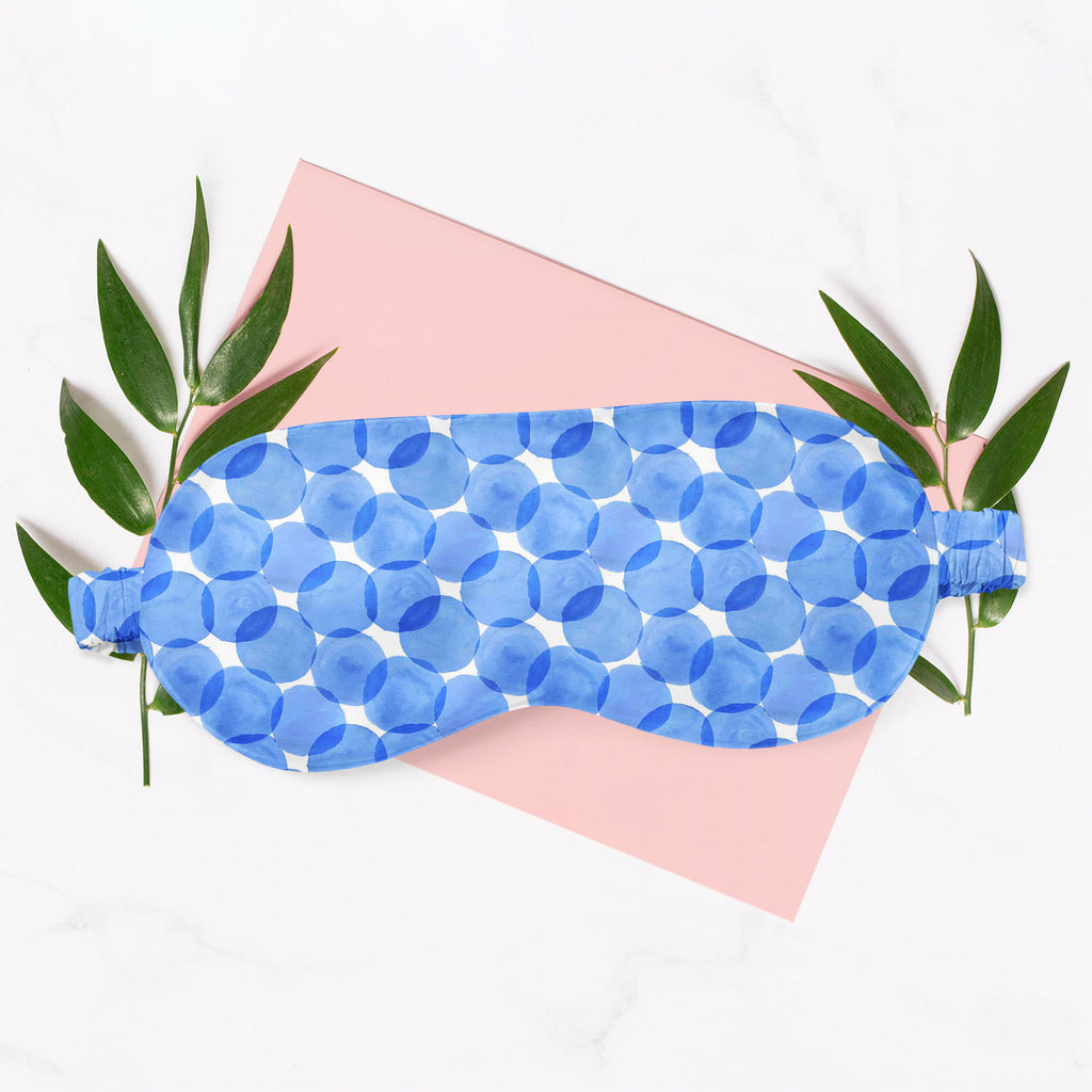 Watercolor Blue Circles Sleeping Eye Pad Blackout Eye Cover | Soft Anti-Allergic Eco-Friendly Natural Mulberry Silk Fabric-Sleep Masks--IC 5007555 IC 5007555, Abstract Expressionism, Abstracts, Ancient, Art and Paintings, Black and White, Circle, Digital, Digital Art, Dots, Geometric, Geometric Abstraction, Graphic, Historical, Illustrations, Medieval, Patterns, Retro, Semi Abstract, Signs, Signs and Symbols, Splatter, Vintage, Watercolour, White, watercolor, blue, circles, sleeping, eye, pad, blackout, cov