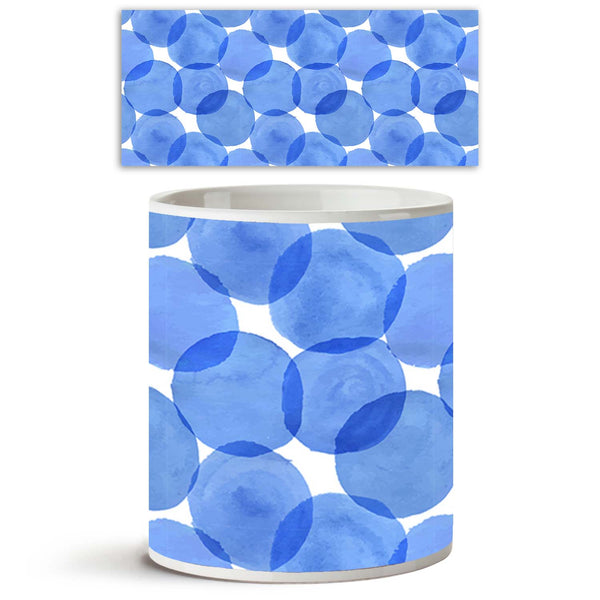 Watercolor Blue Circles Ceramic Coffee Tea Mug Inside White-Coffee Mugs-MUG-IC 5007555 IC 5007555, Abstract Expressionism, Abstracts, Ancient, Art and Paintings, Black and White, Circle, Digital, Digital Art, Dots, Geometric, Geometric Abstraction, Graphic, Historical, Illustrations, Medieval, Patterns, Retro, Semi Abstract, Signs, Signs and Symbols, Splatter, Vintage, Watercolour, White, watercolor, blue, circles, ceramic, coffee, tea, mug, inside, abstract, art, backdrop, background, color, colorful, deco