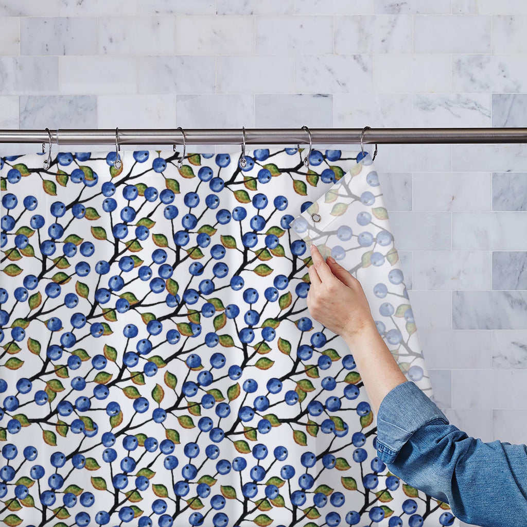 Blueberries Around Washable Waterproof Shower Curtain-Shower Curtains-CUR_SH-IC 5007556 IC 5007556, Ancient, Art and Paintings, Beverage, Cuisine, Drawing, Food, Food and Beverage, Food and Drink, Historical, Illustrations, Kitchen, Medieval, Nature, Patterns, Scenic, Seasons, Vintage, Watercolour, Wooden, blueberries, around, washable, waterproof, shower, curtain, art, autumn, backdrop, background, berries, blue, botany, bush, childhood, cooking, cyan, decor, decoration, drawn, endless, fabric, fall, fores
