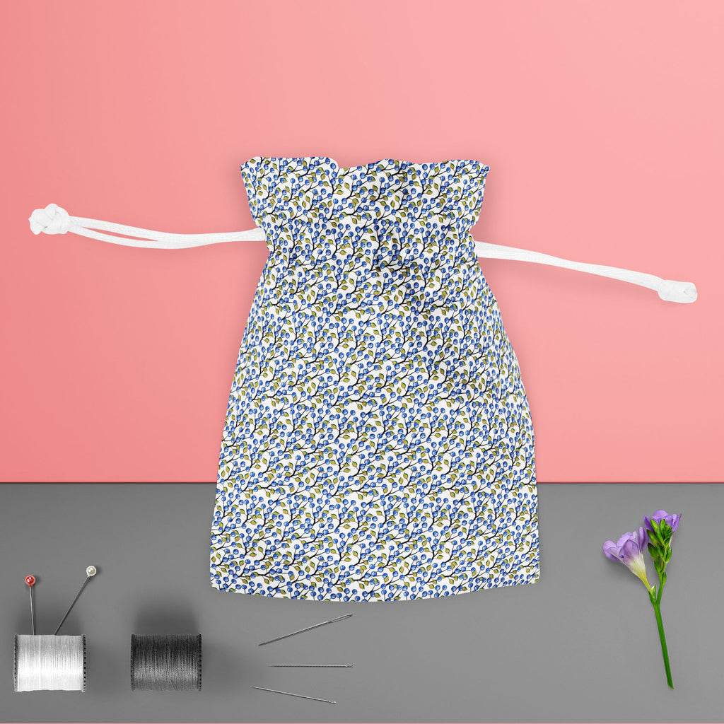 Blueberries Around Pouch Wrist Potli Bag | Bag for Weddings & Casual Parties-Drawstring Pouches-PCH_FB_DS-IC 5007556 IC 5007556, Ancient, Art and Paintings, Beverage, Cuisine, Drawing, Food, Food and Beverage, Food and Drink, Historical, Illustrations, Kitchen, Medieval, Nature, Patterns, Scenic, Seasons, Vintage, Watercolour, Wooden, blueberries, around, pouch, wrist, potli, bag, for, weddings, casual, parties, art, autumn, backdrop, background, berries, blue, botany, bush, childhood, cooking, cyan, decor,