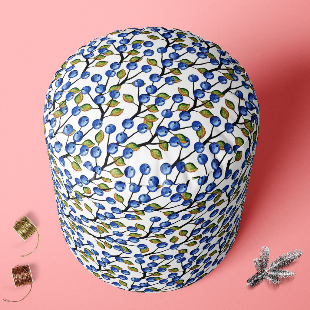 Blueberries Around Footstool Footrest Puffy Pouffe Ottoman Bean Bag | Canvas Fabric-Footstools-FST_CB_BN-IC 5007556 IC 5007556, Ancient, Art and Paintings, Beverage, Cuisine, Drawing, Food, Food and Beverage, Food and Drink, Historical, Illustrations, Kitchen, Medieval, Nature, Patterns, Scenic, Seasons, Vintage, Watercolour, Wooden, blueberries, around, footstool, footrest, puffy, pouffe, ottoman, bean, bag, canvas, fabric, art, autumn, backdrop, background, berries, blue, botany, bush, childhood, cooking,