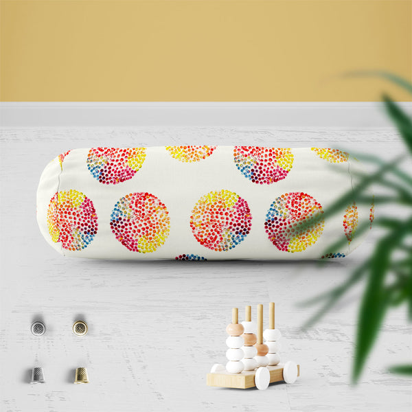 Watercolor Circles D3 Bolster Cover Booster Cases | Concealed Zipper Opening-Bolster Covers-BOL_CV_ZP-IC 5007557 IC 5007557, Abstract Expressionism, Abstracts, Ancient, Baby, Children, Circle, Digital, Digital Art, Dots, Geometric, Geometric Abstraction, Graphic, Historical, Illustrations, Kids, Medieval, Patterns, Retro, Semi Abstract, Signs, Signs and Symbols, Splatter, Vintage, Watercolour, watercolor, circles, d3, bolster, cover, booster, cases, zipper, opening, poly, cotton, fabric, abstract, backdrop,