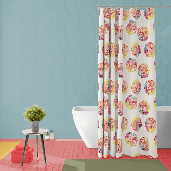 Watercolor Circles D3 Washable Waterproof Shower Curtain-Shower Curtains-CUR_SH-IC 5007557 IC 5007557, Abstract Expressionism, Abstracts, Ancient, Baby, Children, Circle, Digital, Digital Art, Dots, Geometric, Geometric Abstraction, Graphic, Historical, Illustrations, Kids, Medieval, Patterns, Retro, Semi Abstract, Signs, Signs and Symbols, Splatter, Vintage, Watercolour, watercolor, circles, d3, washable, waterproof, polyester, shower, curtain, eyelets, abstract, backdrop, background, badge, ball, bubble, 