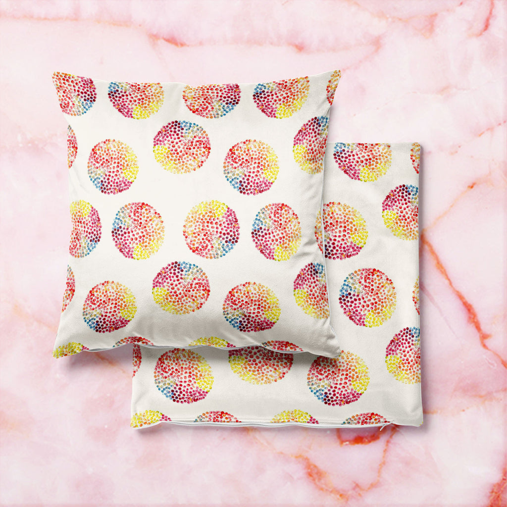 Watercolor Circles D3 Cushion Cover Throw Pillow-Cushion Covers-CUS_CV-IC 5007557 IC 5007557, Abstract Expressionism, Abstracts, Ancient, Baby, Children, Circle, Digital, Digital Art, Dots, Geometric, Geometric Abstraction, Graphic, Historical, Illustrations, Kids, Medieval, Patterns, Retro, Semi Abstract, Signs, Signs and Symbols, Splatter, Vintage, Watercolour, watercolor, circles, d3, cushion, cover, throw, pillow, abstract, backdrop, background, badge, ball, bubble, cell, childhood, childish, colorful, 