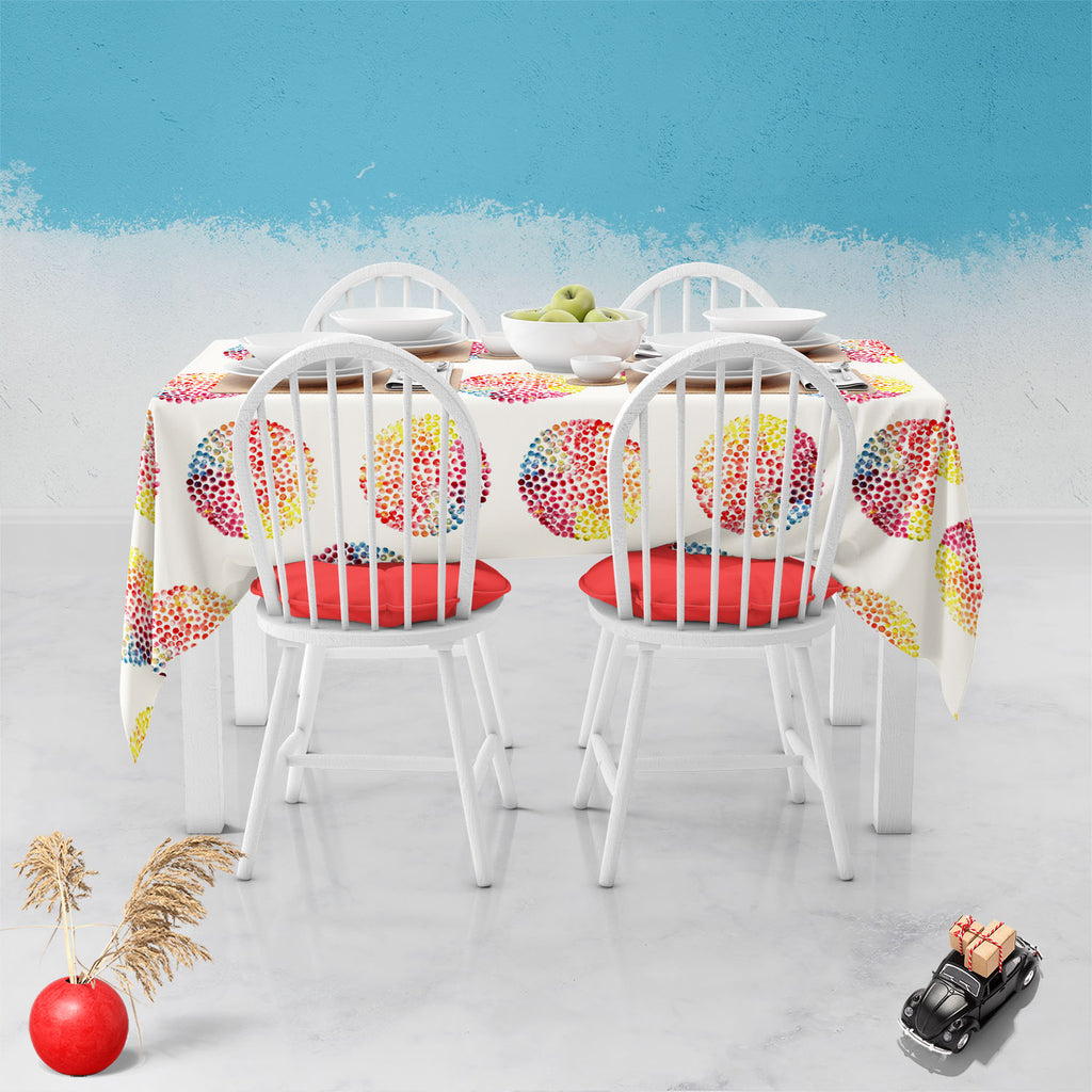 Watercolor Circles D3 Table Cloth Cover-Table Covers-CVR_TB_NR-IC 5007557 IC 5007557, Abstract Expressionism, Abstracts, Ancient, Baby, Children, Circle, Digital, Digital Art, Dots, Geometric, Geometric Abstraction, Graphic, Historical, Illustrations, Kids, Medieval, Patterns, Retro, Semi Abstract, Signs, Signs and Symbols, Splatter, Vintage, Watercolour, watercolor, circles, d3, table, cloth, cover, abstract, backdrop, background, badge, ball, bubble, cell, childhood, childish, colorful, design, dot, drawn