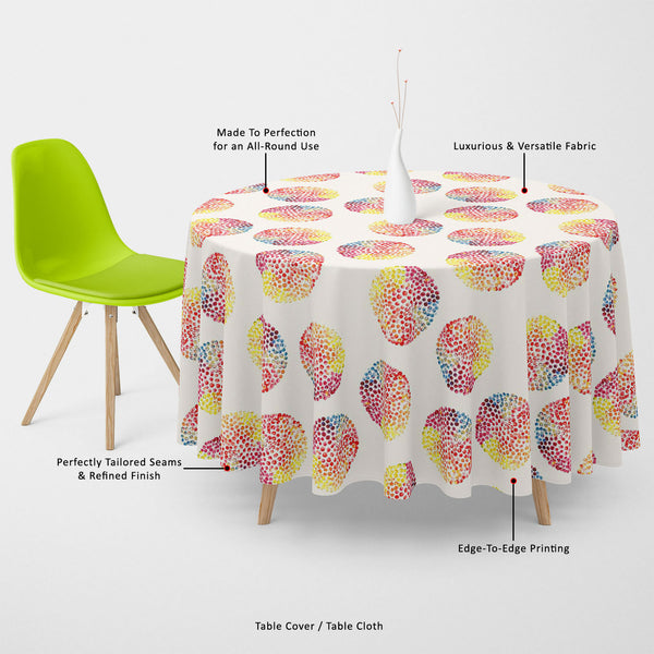 Watercolor Circles Table Cloth Cover-Table Covers-CVR_TB_RD-IC 5007557 IC 5007557, Abstract Expressionism, Abstracts, Ancient, Baby, Children, Circle, Digital, Digital Art, Dots, Geometric, Geometric Abstraction, Graphic, Historical, Illustrations, Kids, Medieval, Patterns, Retro, Semi Abstract, Signs, Signs and Symbols, Splatter, Vintage, Watercolour, watercolor, circles, table, cloth, cover, canvas, fabric, abstract, backdrop, background, badge, ball, bubble, cell, childhood, childish, colorful, design, d