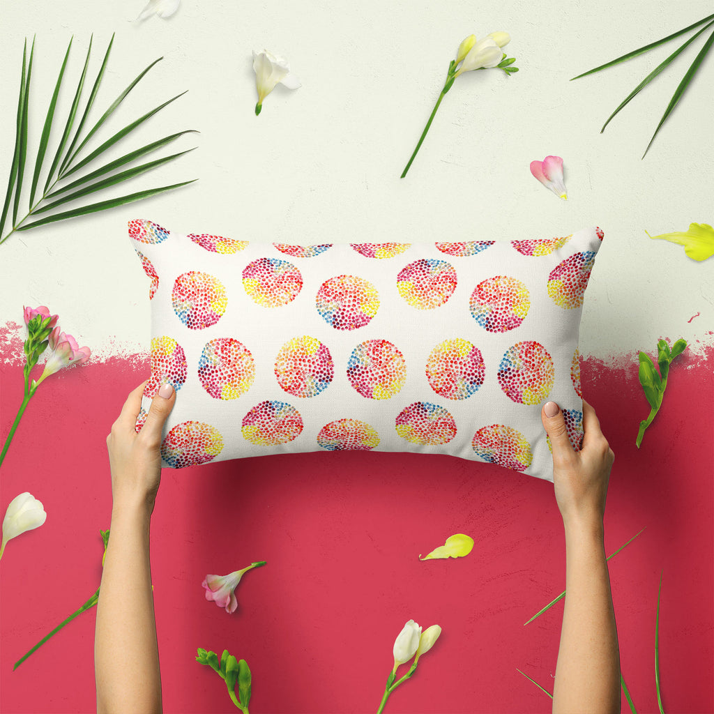 Watercolor Circles D3 Pillow Cover Case-Pillow Cases-PIL_CV-IC 5007557 IC 5007557, Abstract Expressionism, Abstracts, Ancient, Baby, Children, Circle, Digital, Digital Art, Dots, Geometric, Geometric Abstraction, Graphic, Historical, Illustrations, Kids, Medieval, Patterns, Retro, Semi Abstract, Signs, Signs and Symbols, Splatter, Vintage, Watercolour, watercolor, circles, d3, pillow, cover, case, abstract, backdrop, background, badge, ball, bubble, cell, childhood, childish, colorful, design, dot, drawn, d