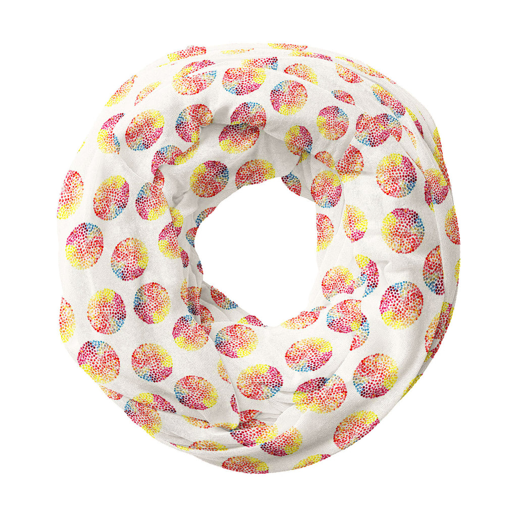 Watercolor Circles Printed Wraparound Infinity Loop Scarf | Girls & Women | Soft Poly Fabric-Scarfs Infinity Loop-SCF_FB_LP-IC 5007557 IC 5007557, Abstract Expressionism, Abstracts, Ancient, Baby, Children, Circle, Digital, Digital Art, Dots, Geometric, Geometric Abstraction, Graphic, Historical, Illustrations, Kids, Medieval, Patterns, Retro, Semi Abstract, Signs, Signs and Symbols, Splatter, Vintage, Watercolour, watercolor, circles, printed, wraparound, infinity, loop, scarf, girls, women, soft, poly, fa