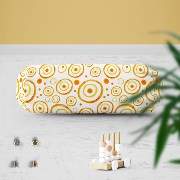 Watercolor Circles D4 Bolster Cover Booster Cases | Concealed Zipper Opening-Bolster Covers-BOL_CV_ZP-IC 5007558 IC 5007558, Abstract Expressionism, Abstracts, Ancient, Baby, Children, Circle, Digital, Digital Art, Dots, Geometric, Geometric Abstraction, Graphic, Historical, Illustrations, Kids, Medieval, Patterns, Retro, Semi Abstract, Signs, Signs and Symbols, Splatter, Vintage, Watercolour, watercolor, circles, d4, bolster, cover, booster, cases, zipper, opening, poly, cotton, fabric, abstract, backdrop,