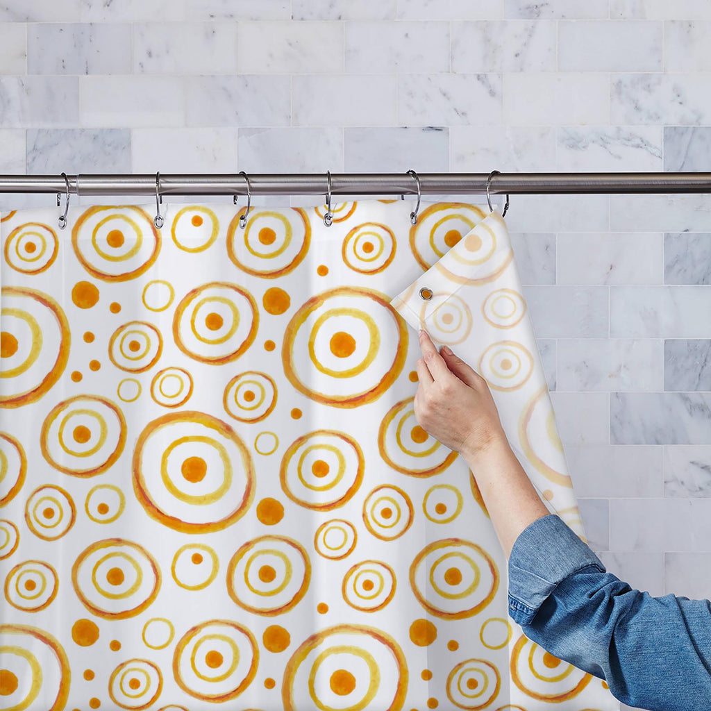Watercolor Circles D4 Washable Waterproof Shower Curtain-Shower Curtains-CUR_SH-IC 5007558 IC 5007558, Abstract Expressionism, Abstracts, Ancient, Baby, Children, Circle, Digital, Digital Art, Dots, Geometric, Geometric Abstraction, Graphic, Historical, Illustrations, Kids, Medieval, Patterns, Retro, Semi Abstract, Signs, Signs and Symbols, Splatter, Vintage, Watercolour, watercolor, circles, d4, washable, waterproof, shower, curtain, abstract, backdrop, background, badge, ball, bubble, cell, childhood, chi