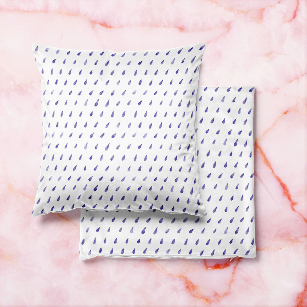 Watercolor Drops D2 Cushion Cover Throw Pillow-Cushion Covers-CUS_CV-IC 5007560 IC 5007560, Abstract Expressionism, Abstracts, Ancient, Baby, Children, Circle, Digital, Digital Art, Dots, Graphic, Historical, Illustrations, Kids, Medieval, Patterns, Retro, Semi Abstract, Signs, Signs and Symbols, Space, Splatter, Vintage, Watercolour, watercolor, drops, d2, cushion, cover, throw, pillow, abstract, autumn, backdrop, background, badge, ball, blue, bubble, childhood, childish, copy, design, dot, drawn, drop, e