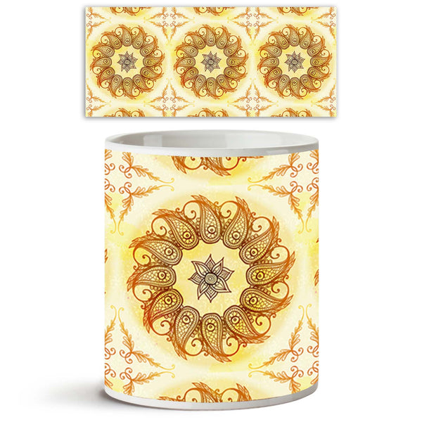 Ethnic Circular Ornament Ceramic Coffee Tea Mug Inside White-Coffee Mugs--IC 5007562 IC 5007562, Abstract Expressionism, Abstracts, Allah, Arabic, Art and Paintings, Asian, Botanical, Circle, Cities, City Views, Culture, Drawing, Ethnic, Floral, Flowers, Geometric, Geometric Abstraction, Hinduism, Illustrations, Indian, Islam, Mandala, Nature, Paintings, Patterns, Retro, Semi Abstract, Signs, Signs and Symbols, Symbols, Traditional, Tribal, World Culture, circular, ornament, ceramic, coffee, tea, mug, insid