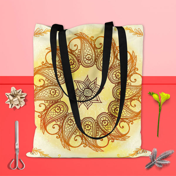 Ethnic Circular Ornament D3 Tote Bag Shoulder Purse | Multipurpose-Tote Bags Basic-TOT_FB_BS-IC 5007562 IC 5007562, Abstract Expressionism, Abstracts, Allah, Arabic, Art and Paintings, Asian, Botanical, Circle, Cities, City Views, Culture, Drawing, Ethnic, Floral, Flowers, Geometric, Geometric Abstraction, Hinduism, Illustrations, Indian, Islam, Mandala, Nature, Paintings, Patterns, Retro, Semi Abstract, Signs, Signs and Symbols, Symbols, Traditional, Tribal, World Culture, circular, ornament, d3, tote, bag
