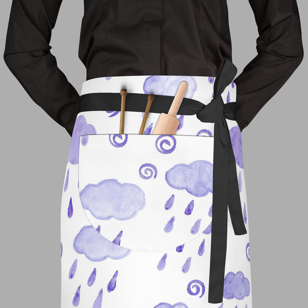 Watercolor Drops D3 Apron | Adjustable, Free Size & Waist Tiebacks-Aprons Waist to Feet-APR_WS_FT-IC 5007565 IC 5007565, Abstract Expressionism, Abstracts, Ancient, Baby, Children, Circle, Digital, Digital Art, Dots, Graphic, Historical, Illustrations, Kids, Medieval, Patterns, Retro, Semi Abstract, Signs, Signs and Symbols, Splatter, Vintage, Watercolour, watercolor, drops, d3, full-length, waist, to, feet, apron, poly-cotton, fabric, adjustable, tiebacks, abstract, autumn, backdrop, background, badge, bal