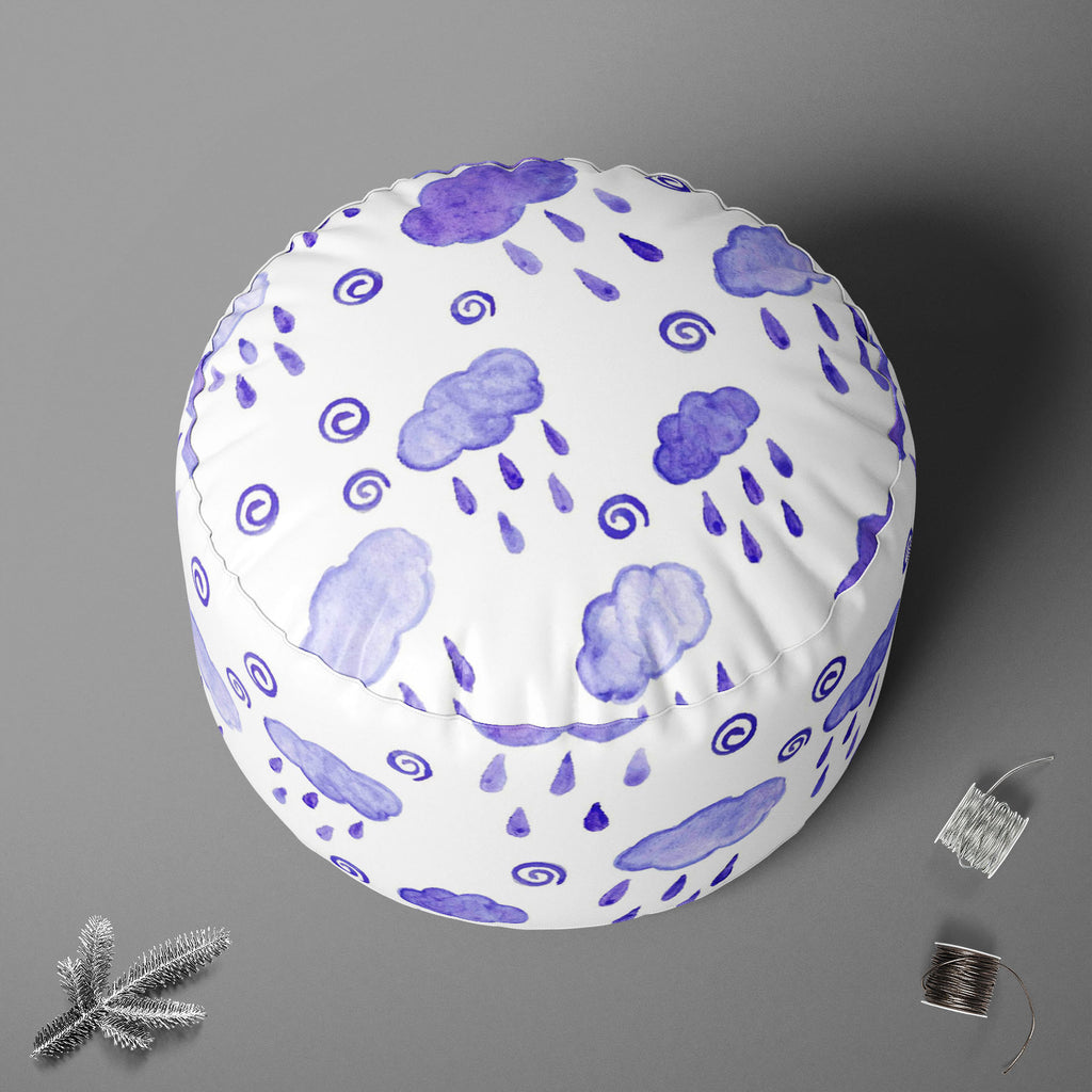 Watercolor Drops D3 Footstool Footrest Puffy Pouffe Ottoman Bean Bag | Canvas Fabric-Footstools-FST_CB_BN-IC 5007565 IC 5007565, Abstract Expressionism, Abstracts, Ancient, Baby, Children, Circle, Digital, Digital Art, Dots, Graphic, Historical, Illustrations, Kids, Medieval, Patterns, Retro, Semi Abstract, Signs, Signs and Symbols, Splatter, Vintage, Watercolour, watercolor, drops, d3, footstool, footrest, puffy, pouffe, ottoman, bean, bag, canvas, fabric, abstract, autumn, backdrop, background, badge, bal