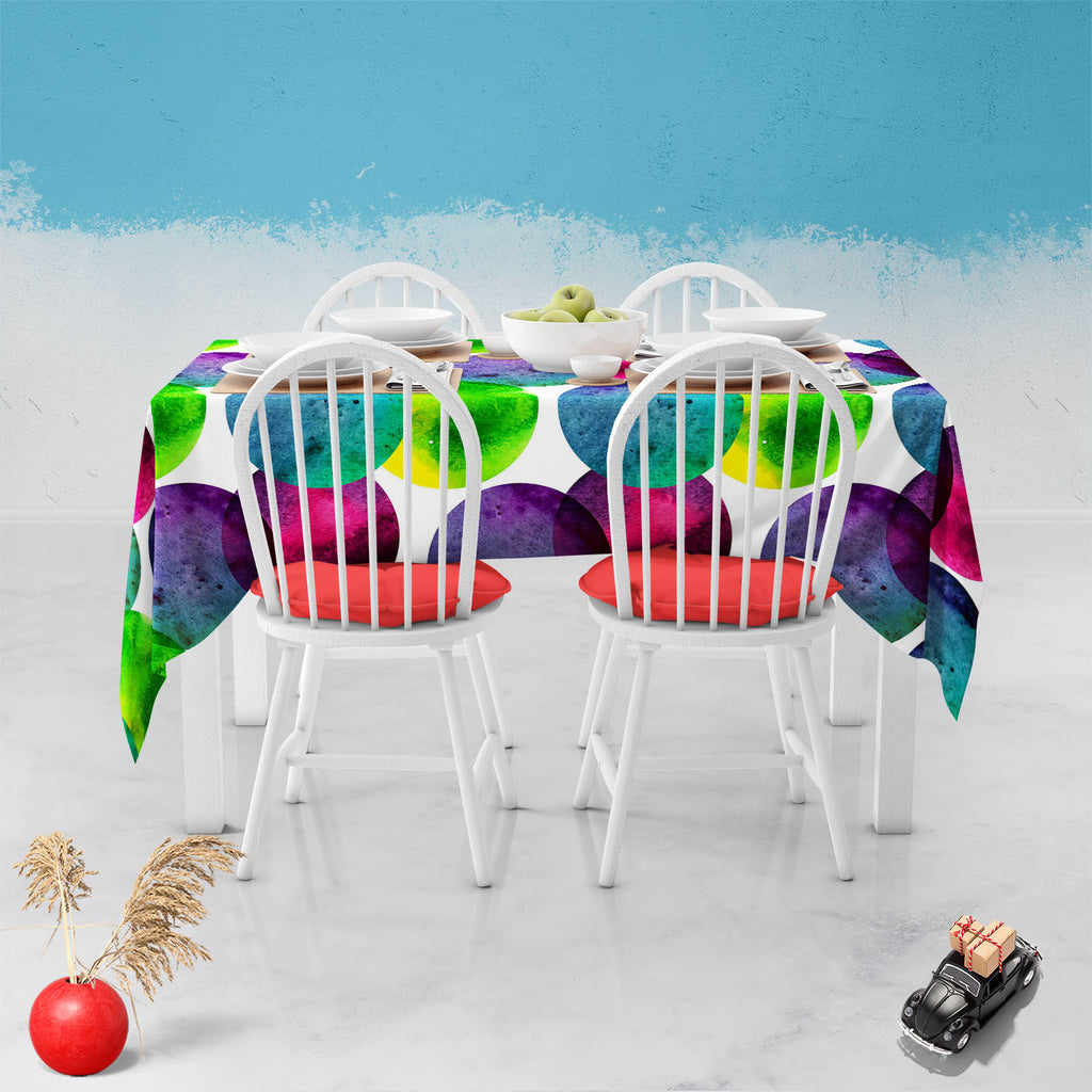 Circles On White D1 Table Cloth Cover-Table Covers-CVR_TB_NR-IC 5007567 IC 5007567, Abstract Expressionism, Abstracts, Black and White, Brush Stroke, Circle, Digital, Digital Art, Dots, Drawing, Fashion, Graphic, Hand Drawn, Illustrations, Modern Art, Patterns, Semi Abstract, Signs, Signs and Symbols, Splatter, Watercolour, White, circles, on, d1, table, cloth, cover, abstract, aqua, artistic, artwork, backdrop, background, badge, bright, brush, stroke, bubble, cell, colorful, design, dot, draw, drop, eleme