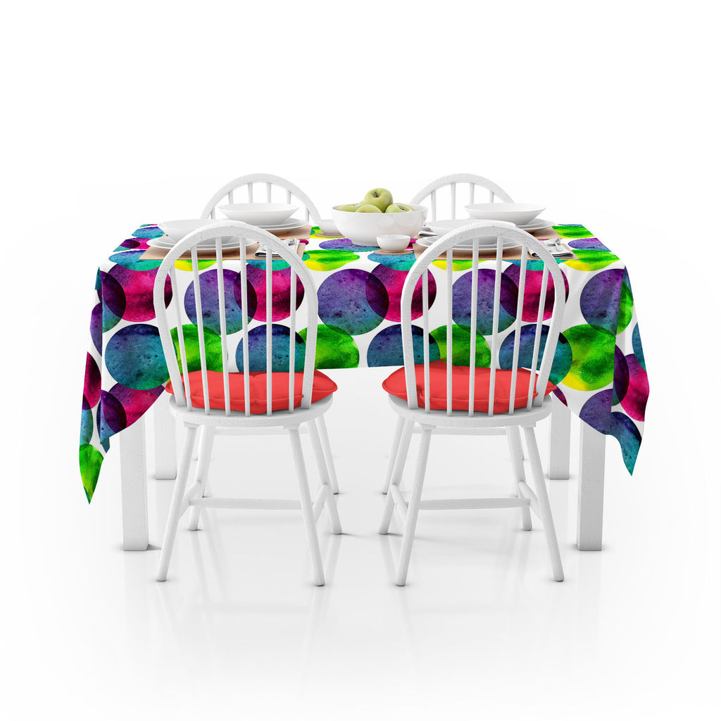 Circles On White Table Cloth Cover-Table Covers-CVR_TB_NR-IC 5007567 IC 5007567, Abstract Expressionism, Abstracts, Black and White, Brush Stroke, Circle, Digital, Digital Art, Dots, Drawing, Fashion, Graphic, Hand Drawn, Illustrations, Modern Art, Patterns, Semi Abstract, Signs, Signs and Symbols, Splatter, Watercolour, White, circles, on, table, cloth, cover, abstract, aqua, artistic, artwork, backdrop, background, badge, bright, brush, stroke, bubble, cell, colorful, design, dot, draw, drop, element, gru