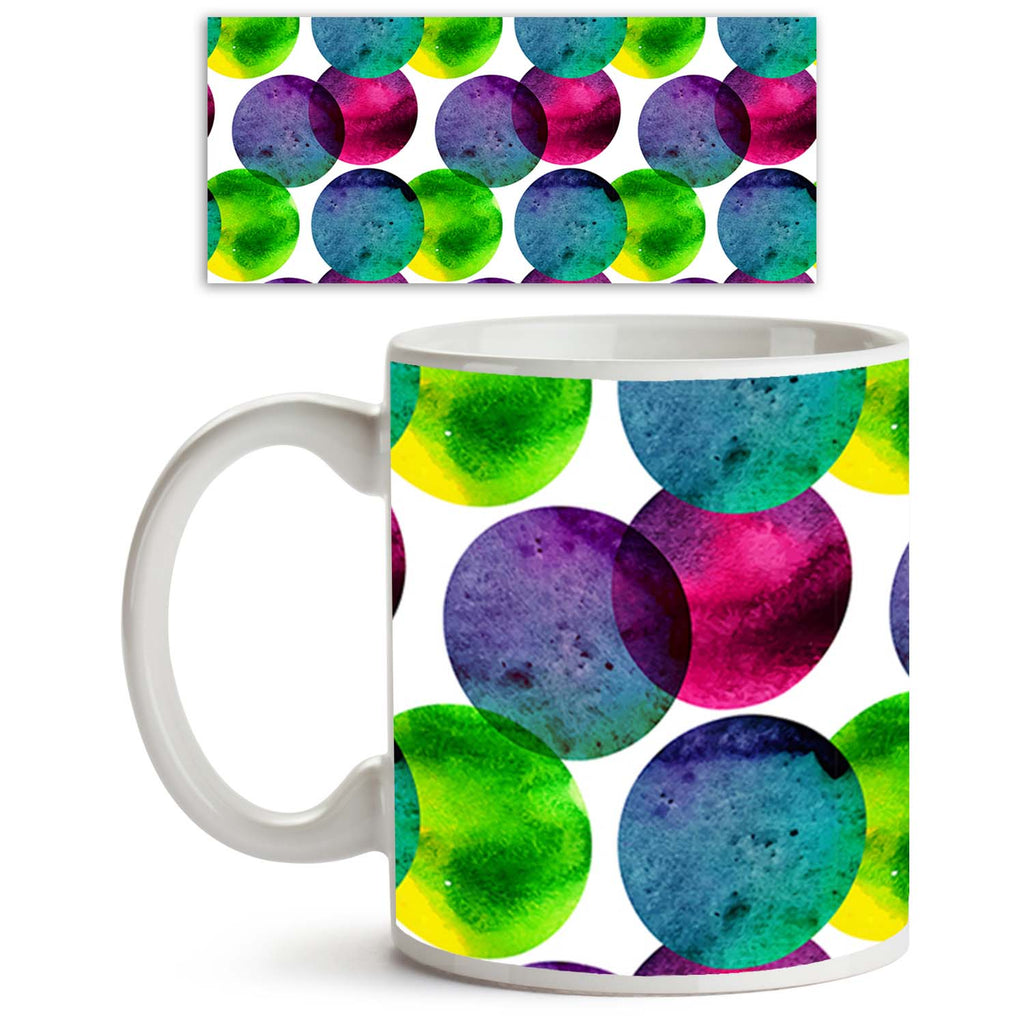 Circles On White Ceramic Coffee Tea Mug Inside White-Coffee Mugs-MUG-IC 5007567 IC 5007567, Abstract Expressionism, Abstracts, Black and White, Brush Stroke, Circle, Digital, Digital Art, Dots, Drawing, Fashion, Graphic, Hand Drawn, Illustrations, Modern Art, Patterns, Semi Abstract, Signs, Signs and Symbols, Splatter, Watercolour, White, circles, on, ceramic, coffee, tea, mug, inside, abstract, aqua, artistic, artwork, backdrop, background, badge, bright, brush, stroke, bubble, cell, colorful, design, dot,