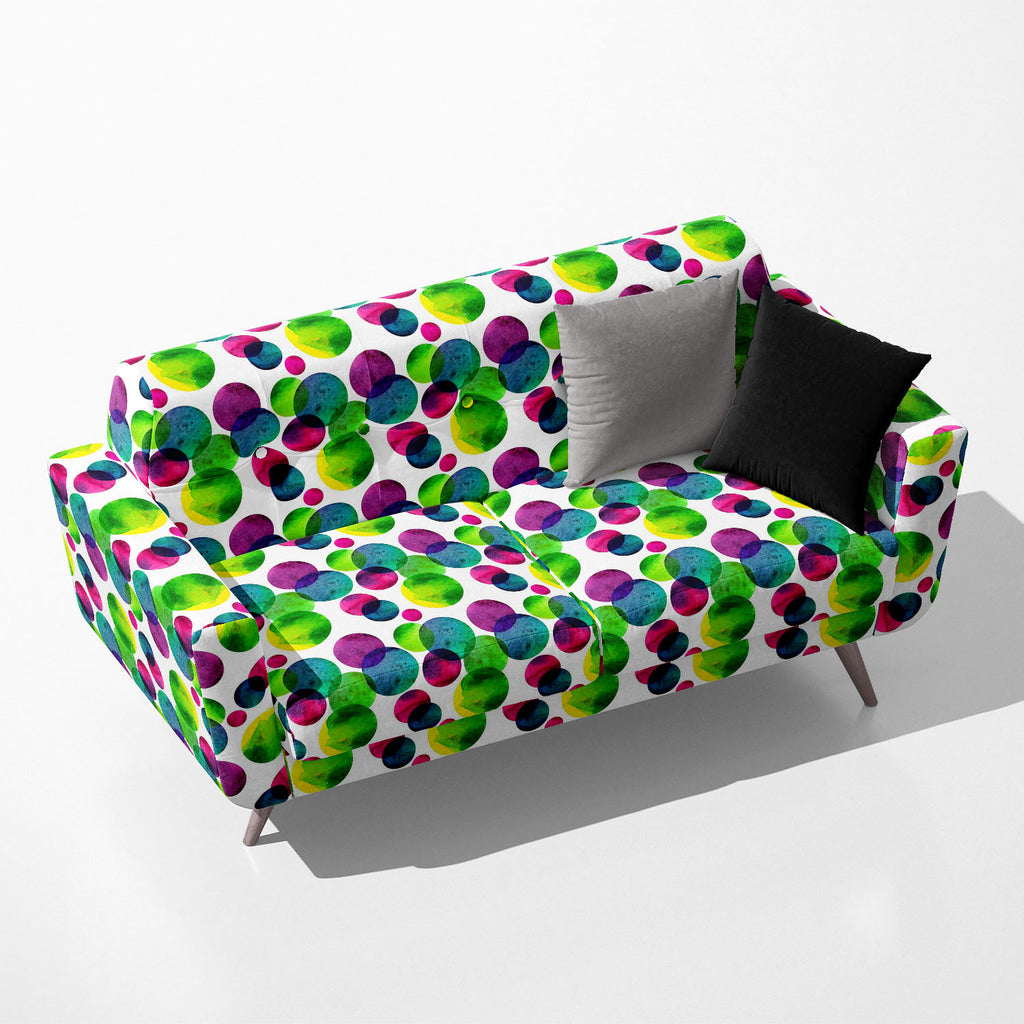 Circles On White Sofa Fabric by Metre | Upholstery For Sofa, Curtains & Cushions-Sofa Fabrics-SOF_FB-IC 5007568 IC 5007568, Abstract Expressionism, Abstracts, Black and White, Brush Stroke, Circle, Digital, Digital Art, Dots, Drawing, Fashion, Graphic, Hand Drawn, Illustrations, Modern Art, Patterns, Semi Abstract, Signs, Signs and Symbols, Splatter, Watercolour, White, circles, on, sofa, fabric, by, metre, upholstery, for, curtains, cushions, abstract, aqua, artistic, artwork, backdrop, background, badge, 