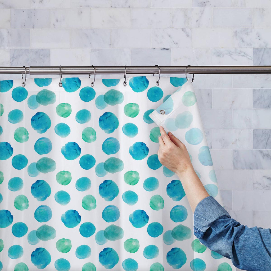 Watercolor Pattern Washable Waterproof Shower Curtain-Shower Curtains-CUR_SH-IC 5007569 IC 5007569, Abstract Expressionism, Abstracts, Books, Circle, Digital, Digital Art, Dots, Graphic, Illustrations, Patterns, Retro, Semi Abstract, Signs, Signs and Symbols, Splatter, Watercolour, watercolor, pattern, washable, waterproof, shower, curtain, abstract, acrylic, aqua, backdrop, background, banner, blob, blot, blue, brush, design, gift, wrap, hand, painted, handmade, illustration, ink, isolated, ocean, ornament