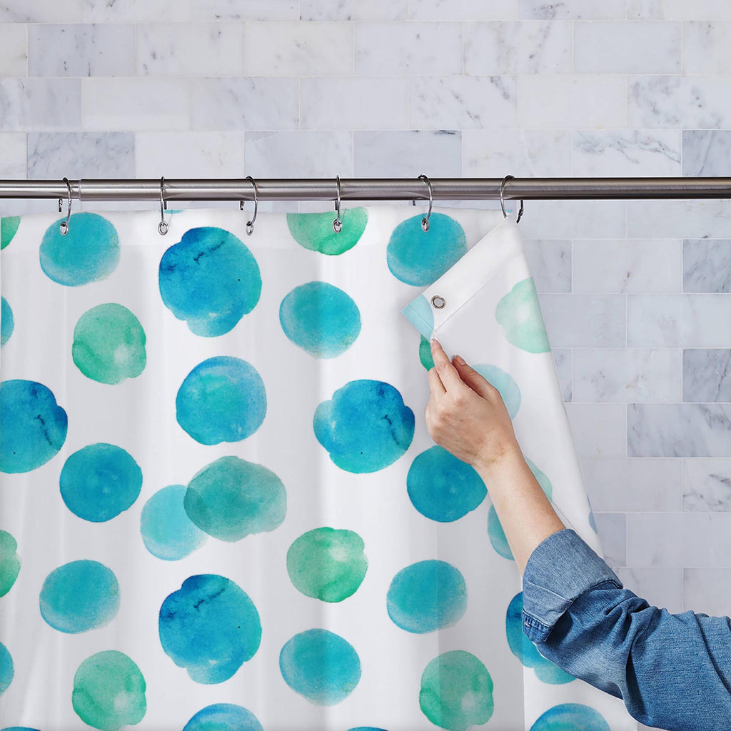 Watercolor Pattern D1 Washable Waterproof Shower Curtain-Shower Curtains-CUR_SH-IC 5007569 IC 5007569, Abstract Expressionism, Abstracts, Books, Circle, Digital, Digital Art, Dots, Graphic, Illustrations, Patterns, Retro, Semi Abstract, Signs, Signs and Symbols, Splatter, Watercolour, watercolor, pattern, d1, washable, waterproof, shower, curtain, abstract, acrylic, aqua, backdrop, background, banner, blob, blot, blue, brush, design, gift, wrap, hand, painted, handmade, illustration, ink, isolated, ocean, o
