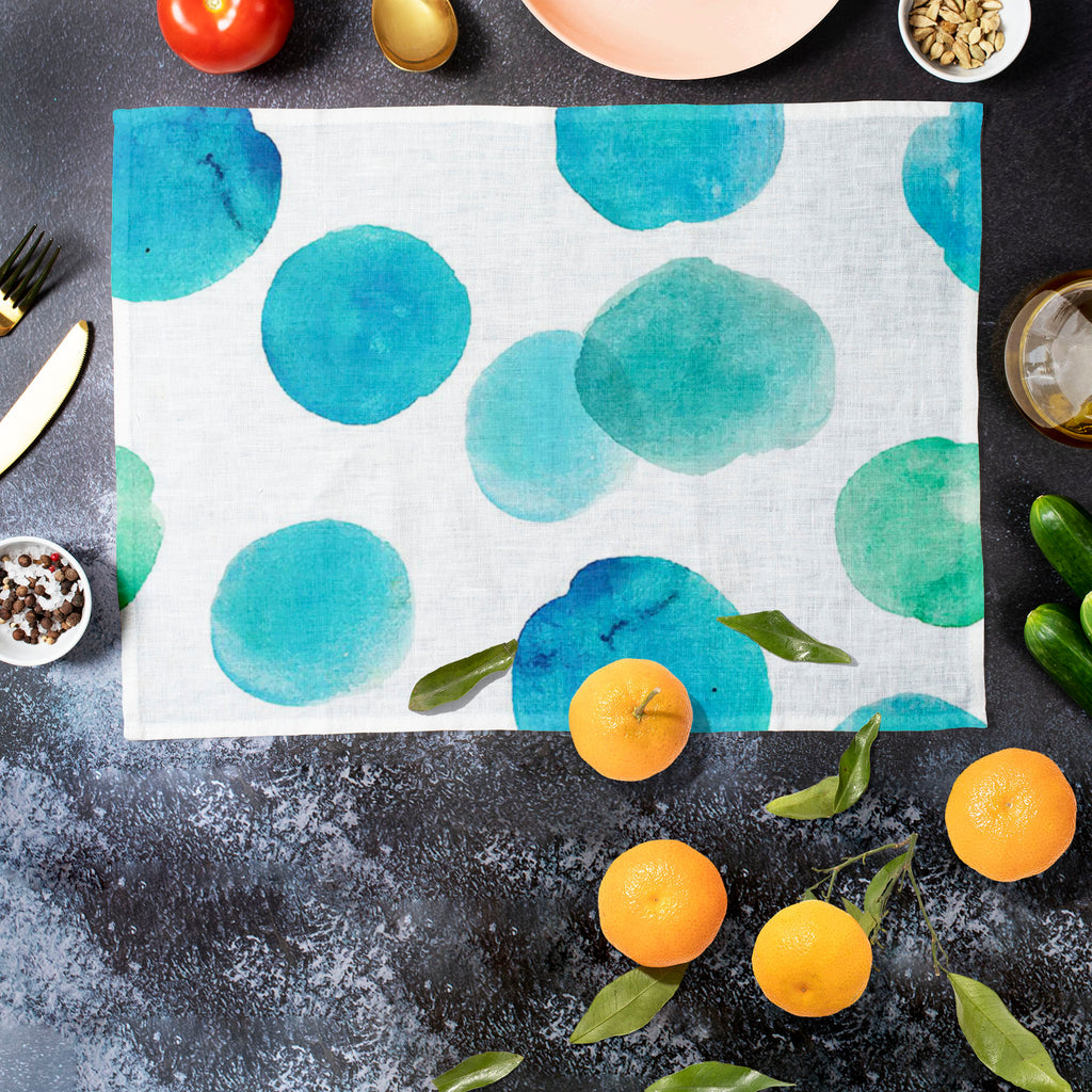 Watercolor Pattern D1 Table Mat Placemat-Table Place Mats Fabric-MAT_TB-IC 5007569 IC 5007569, Abstract Expressionism, Abstracts, Books, Circle, Digital, Digital Art, Dots, Graphic, Illustrations, Patterns, Retro, Semi Abstract, Signs, Signs and Symbols, Splatter, Watercolour, watercolor, pattern, d1, table, mat, placemat, abstract, acrylic, aqua, backdrop, background, banner, blob, blot, blue, brush, design, gift, wrap, hand, painted, handmade, illustration, ink, isolated, ocean, ornament, paint, paintbrus