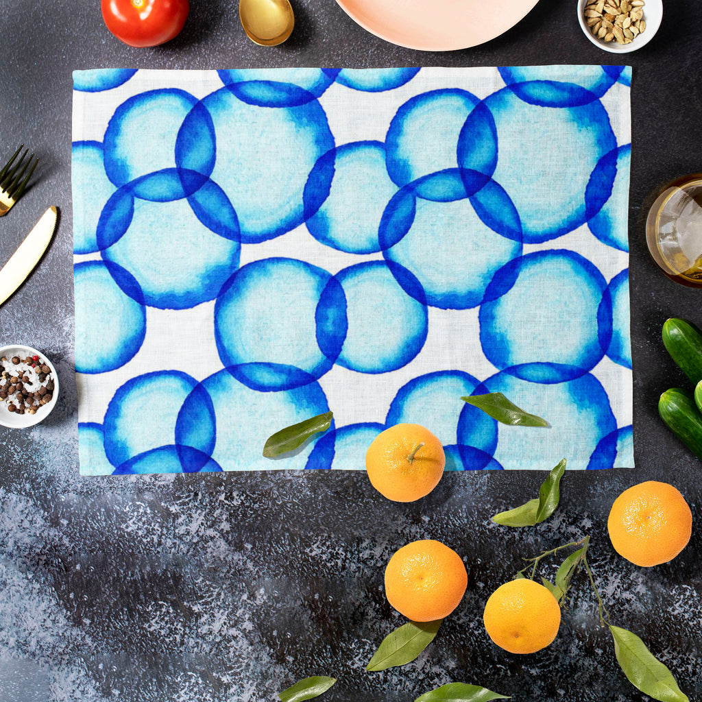 Soap Bubbles D2 Table Mat Placemat-Table Place Mats Fabric-MAT_TB-IC 5007571 IC 5007571, Abstract Expressionism, Abstracts, Art and Paintings, Business, Circle, Dots, Illustrations, Parents, Patterns, Semi Abstract, Signs, Signs and Symbols, Splatter, Watercolour, soap, bubbles, d2, table, mat, placemat, abstract, aqua, art, atom, backdrop, background, bacteria, ball, biology, blowing, blue, brush, bubble, cell, condom, decoration, design, disease, dot, drop, epidemic, flying, genetics, illustration, infect