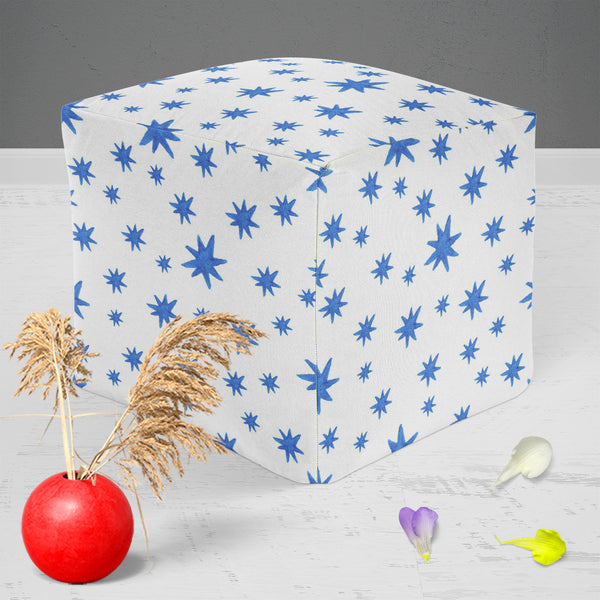 Watercolor Stars Footstool Footrest Puffy Pouffe Ottoman Bean Bag | Canvas Fabric-Footstools-FST_CB_BN-IC 5007574 IC 5007574, Abstract Expressionism, Abstracts, Ancient, Baby, Children, Circle, Digital, Digital Art, Geometric, Geometric Abstraction, Graphic, Historical, Illustrations, Kids, Medieval, Patterns, Retro, Semi Abstract, Signs, Signs and Symbols, Space, Splatter, Stars, Vintage, Watercolour, watercolor, puffy, pouffe, ottoman, footstool, footrest, bean, bag, canvas, fabric, abstract, backdrop, ba