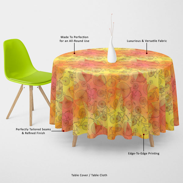 Bicycles Table Cloth Cover-Table Covers-CVR_TB_RD-IC 5007575 IC 5007575, Ancient, Art and Paintings, Automobiles, Bikes, Cities, City Views, Digital, Digital Art, Drawing, Graphic, Hipster, Historical, Hobbies, Illustrations, Medieval, Patterns, Retro, Signs, Signs and Symbols, Sketches, Sports, Transportation, Travel, Triangles, Vehicles, Vintage, bicycles, table, cloth, cover, canvas, fabric, art, background, bicycle, bike, circus, city, color, colorful, cute, cycle, design, doodle, exercise, fitness, fun